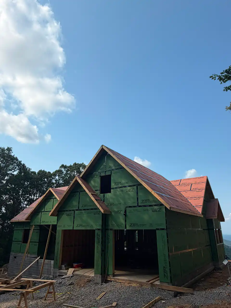 A CO Pro Construction framing project in progress